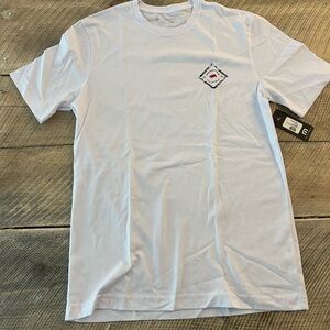 Travis Mathew White Short Sleeve Tee California Size Small